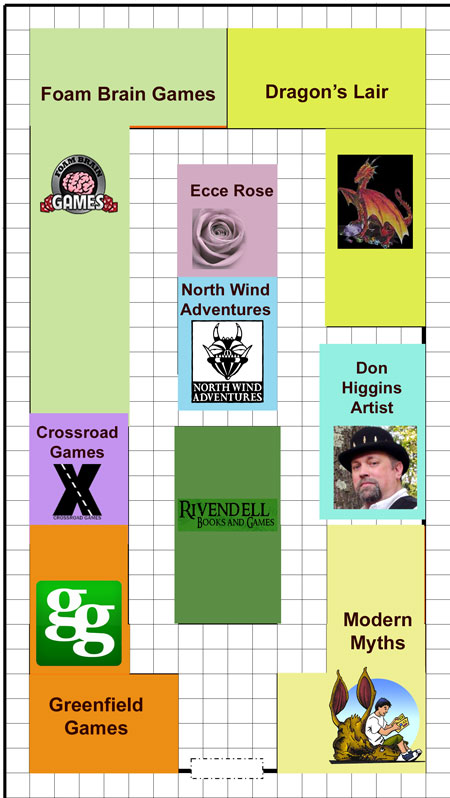 dealer hall map